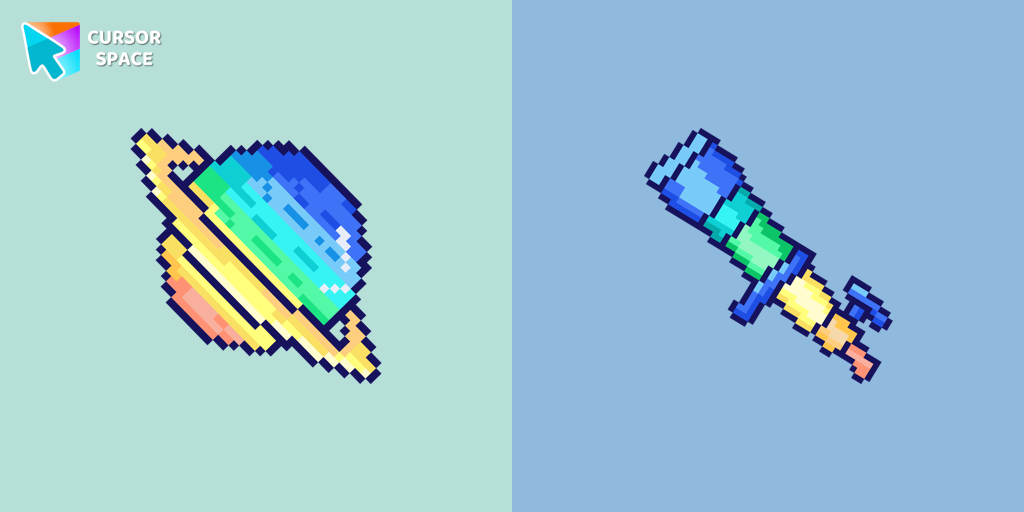 Saturn Pixel Cursor