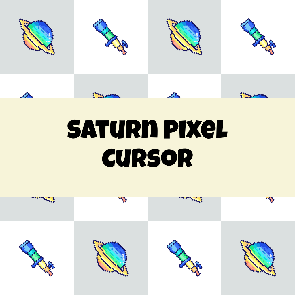 Saturn Pixel Cursor